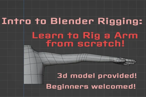 Intro to Blender 3d Rigging Animation. Learn to Rig an Arm from scratch.