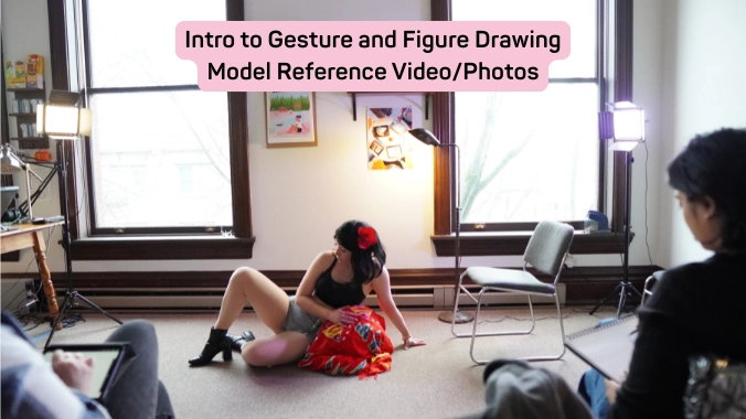 Gesture and Figure Drawing Model Reference Video/Images