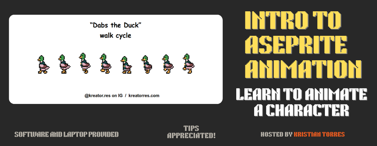 Intro to Aseprite Animation: Learn to Animate a Character